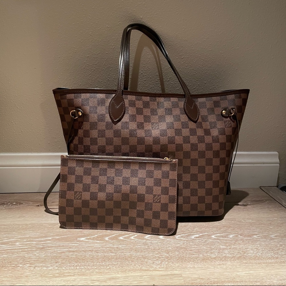 Louis Vuitton never full mm damiere ebene